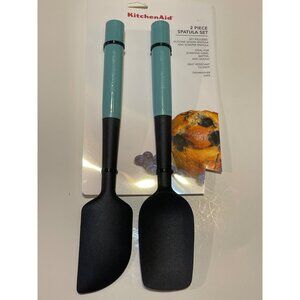 KITCHENAID AQUA SPATULA'S Model #KQ4370HAQA VHTF 2Pc. Tool Set NEW!